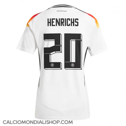 Maglie da calcio Germania Benjamin Henrichs #20 Prima Maglia Femminile Europei 2024 Manica Corta